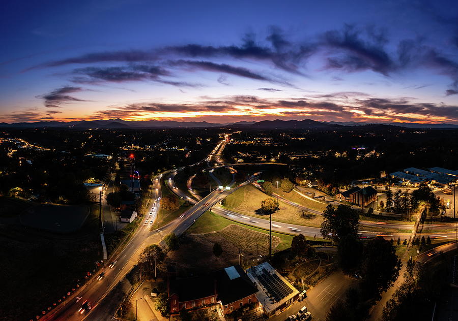 Twilight In Asheville Photograph