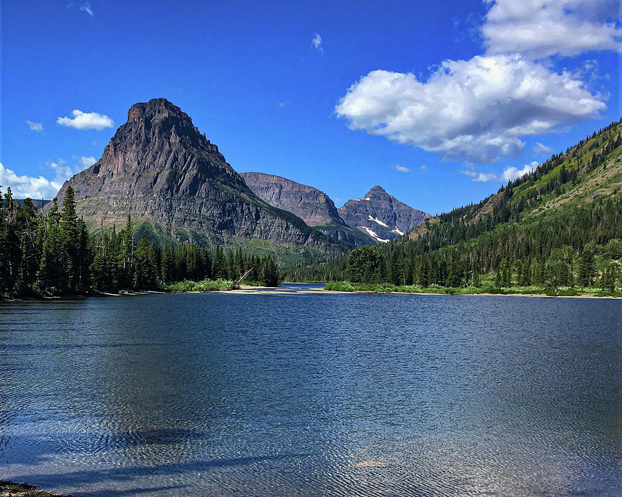 Two Medicine lake Photograph by Dwight Eddington Fine Art America