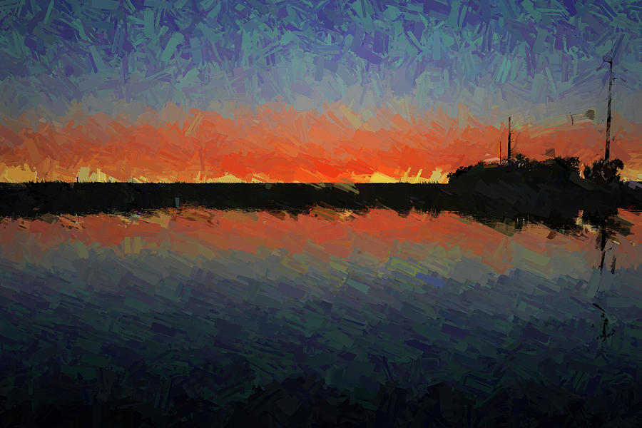 Tybee Sunset #2 Photograph by Tom Singleton