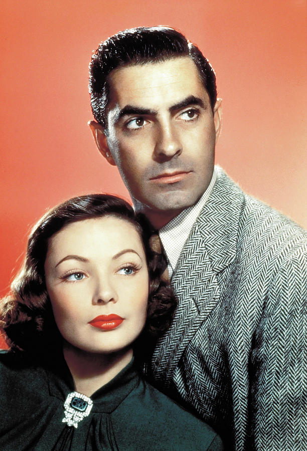 TYRONE POWER and GENE TIERNEY in THE RAZORS EDGE -1946-, directed by EDMUND GOULDING. #1 Photograph by Album