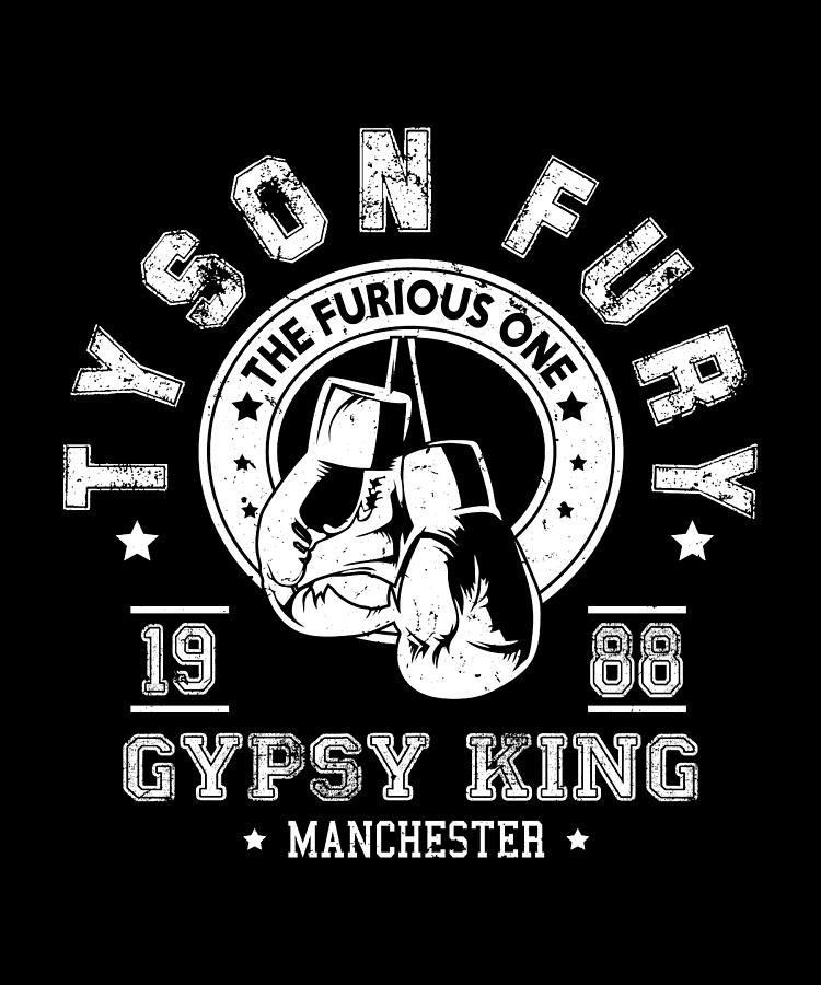 Tyson Fury Digital Art - Tyson Fury Gyspy King The Furious One Manchester #1 by Jensen Cena