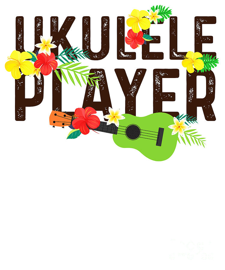 Ukulele Player Hawaiian Musician Digital Art by Yestic