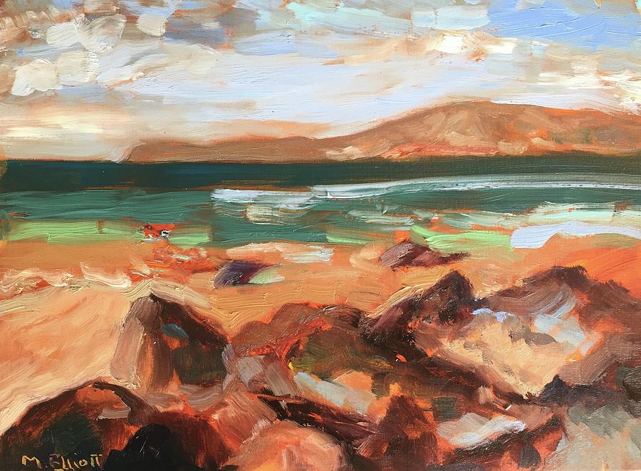 Ulua Beach #1 Painting by Margaret Elliott