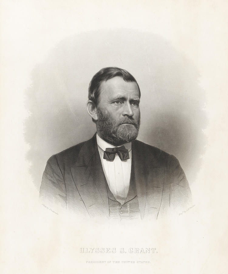 Ulysses S Grant Drawing By Alexander Hay Ritchie Fine Art America