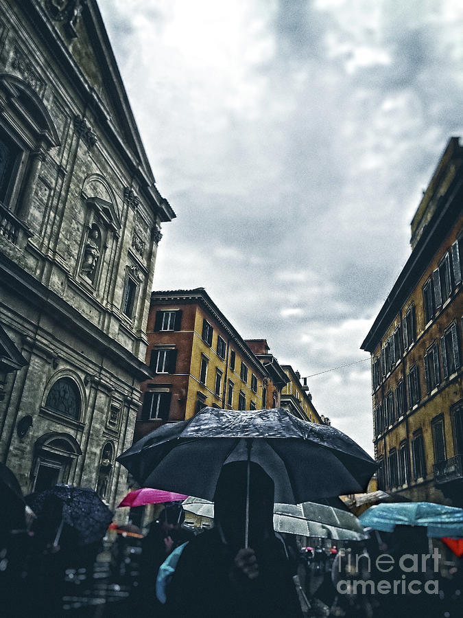 Architecture Photograph - Umbrellas #1 by HD Connelly