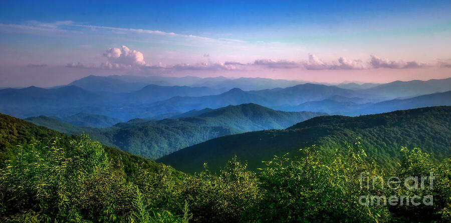 Scenic View of Blue Ridge Mountains Photograph by Shelia Hunt