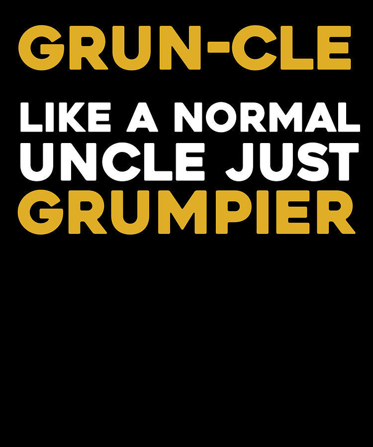 Uncle Grumpy Family - Uncle Digital Art by Crazy Squirrel - Fine Art ...