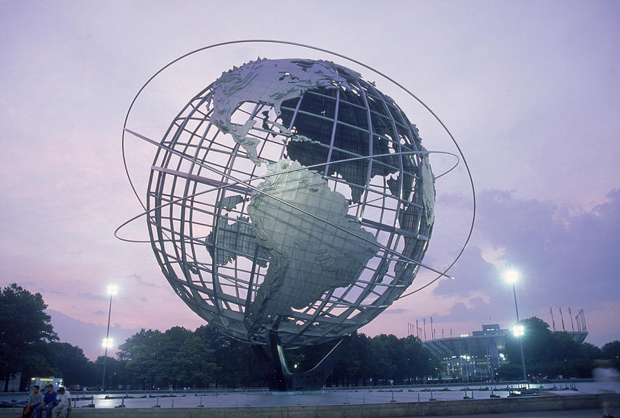 Unisphere, Flushing Meadow Park, NY #1 Photograph by Barry Winiker
