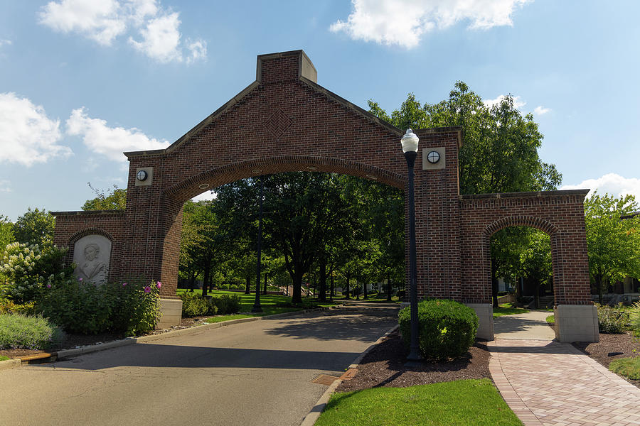 University of Dayton arch entrance #1 Photograph by Eldon McGraw