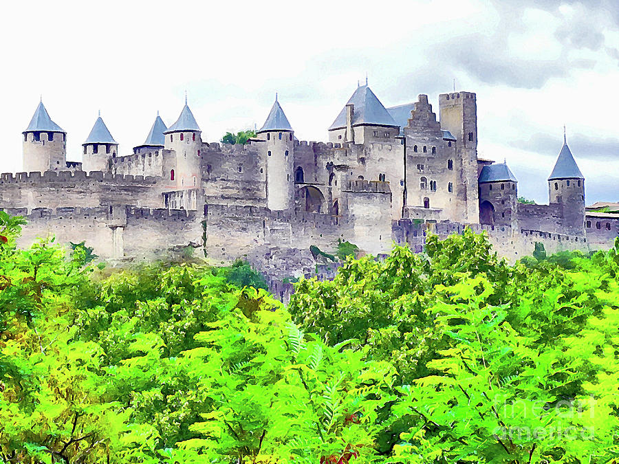 Unrivaled Carcassonne #1 Digital Art by Joseph Hendrix