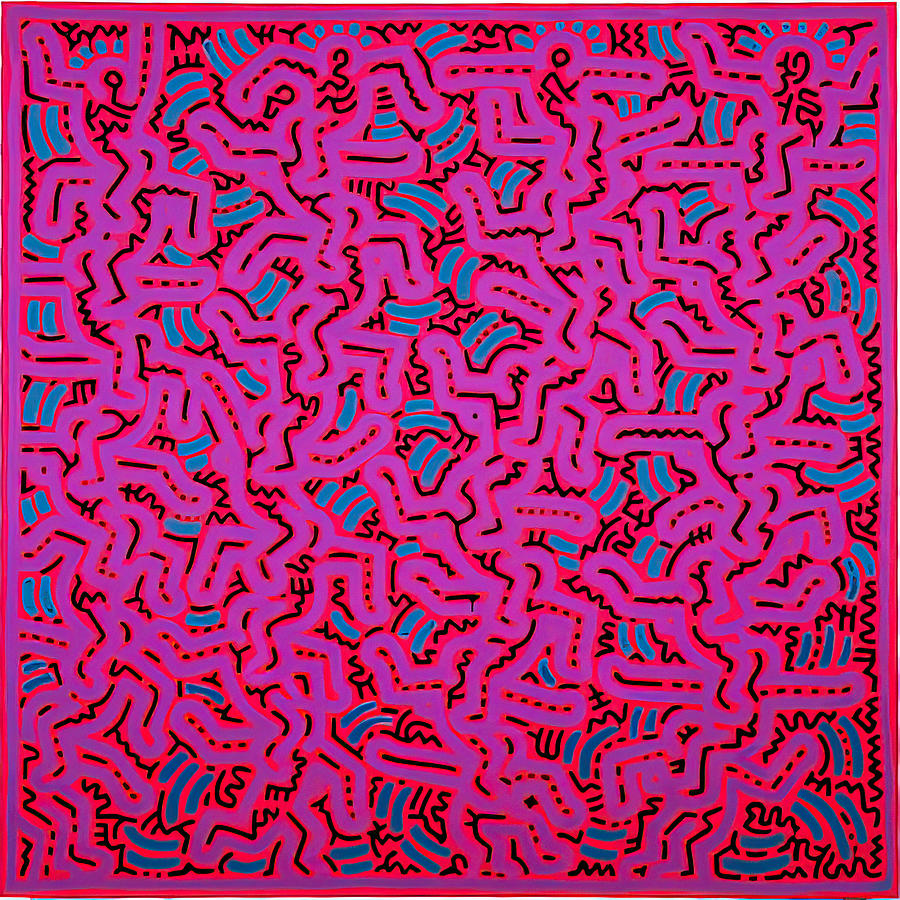 untitled 1984 - Keith Haring Painting by Keith Haring - Fine Art America