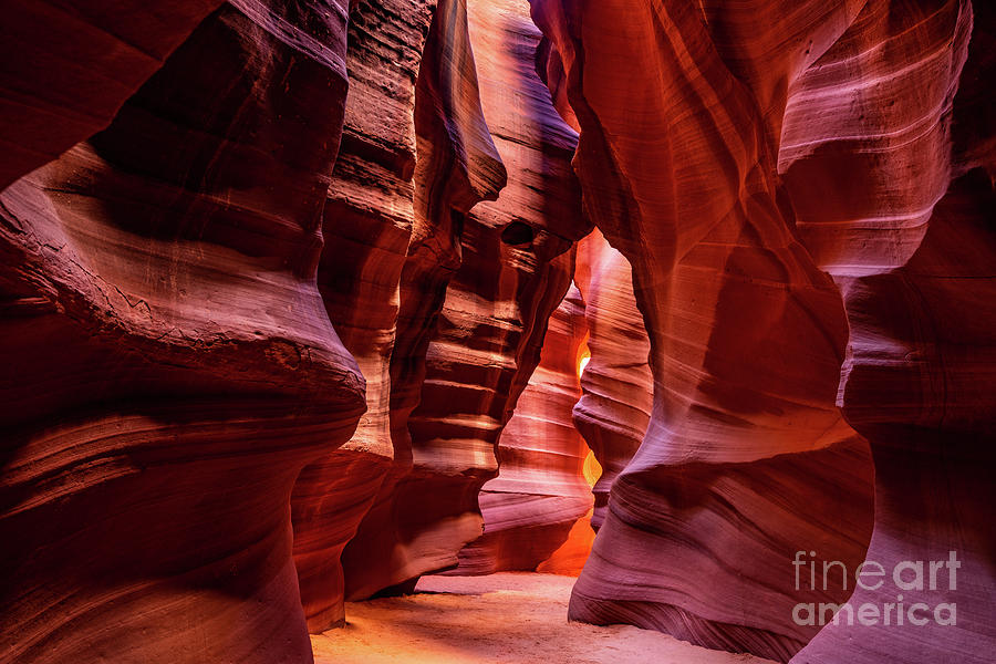Pattern Photograph - Fire Canyon by Jamie Pham