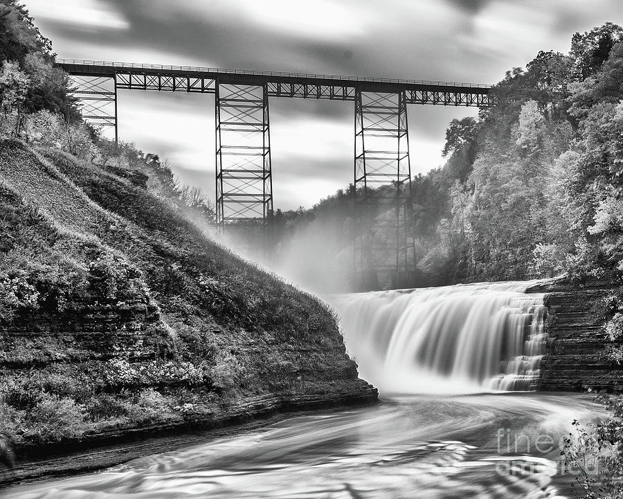 The Falls Photograph by Frank Kapusta