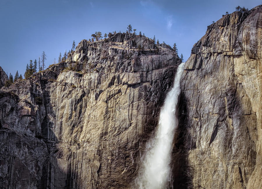Upper Yosemite Falls Closeup Photograph
