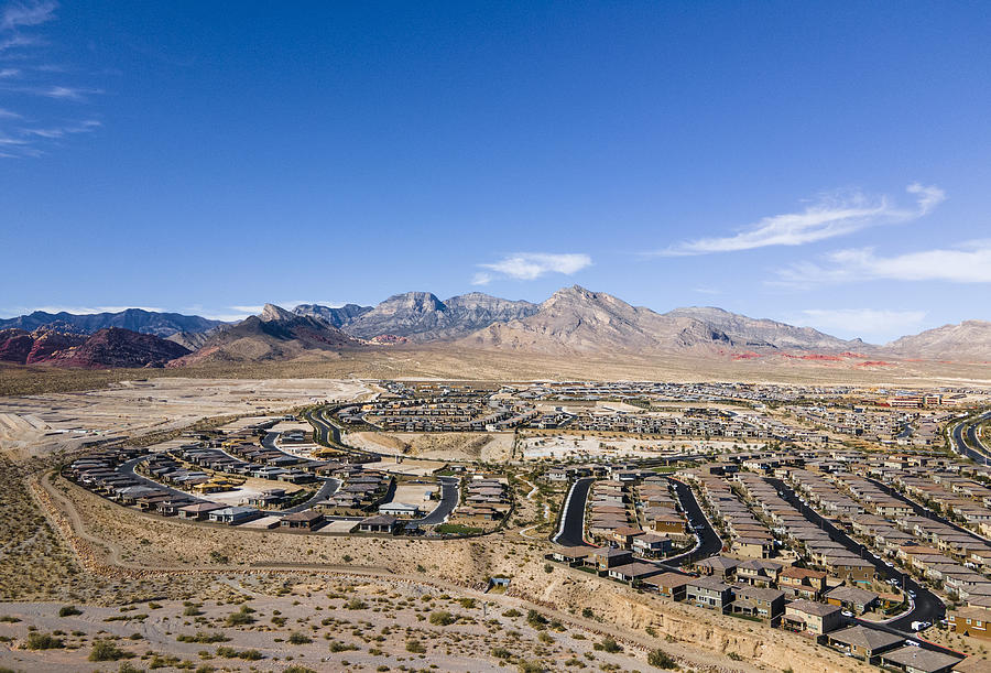 Urban Housing development on desert landscaoe #1 Photograph by 4kodiak