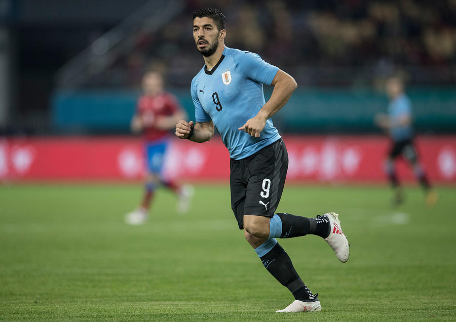 Uruguay v Czech Republic Republic- 2018 China Cup International Football Championship #1 Photograph by Fred Lee