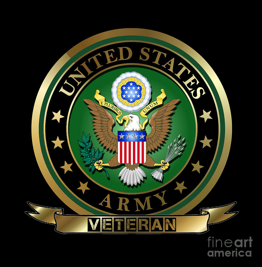 US Army Veteran Digital Art by Bill Richards