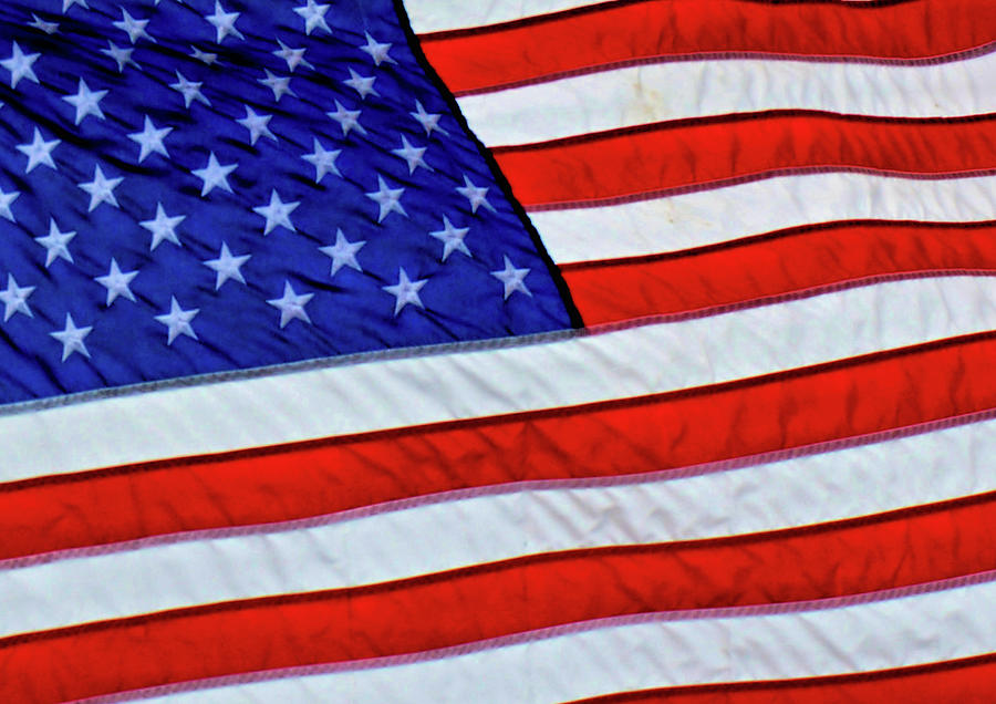 U.S. Flag  #2 Photograph by Debra Kewley