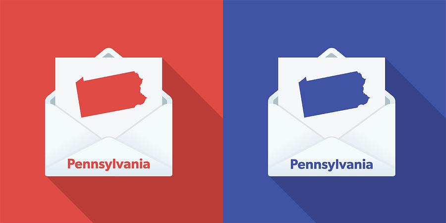 USA Election Mail In Voting: Pennsylvania #1 Drawing by Diane555