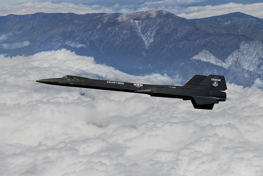 USAF Lockheed YF-12A Blackbird #3 Mixed Media by Erik Simonsen