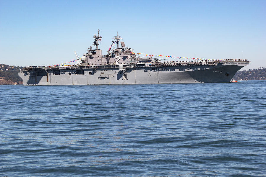 USS Essex on San Francisco Bay #1 Photograph by Rick Pisio