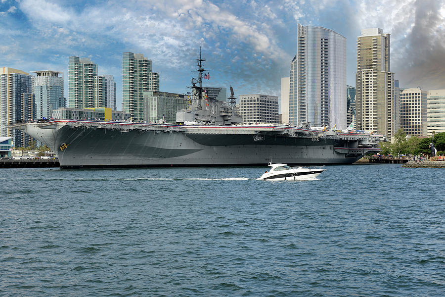 USS Midway #10 Photograph by Chris Smith