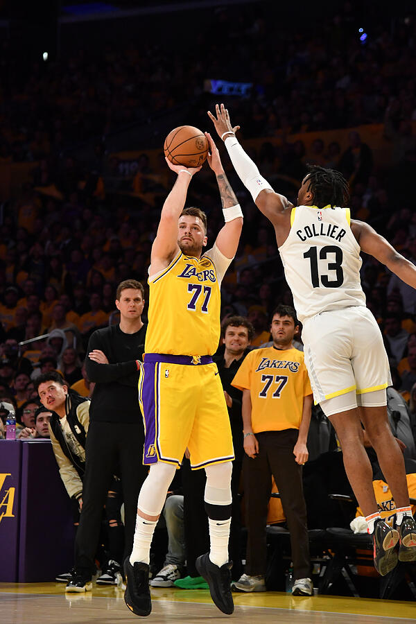 Utah Jazz v Los Angeles Lakers #1 Photograph by Juan Ocampo Utah Jazz v Los Angeles Lakers #1 Photograph by Juan Ocampo