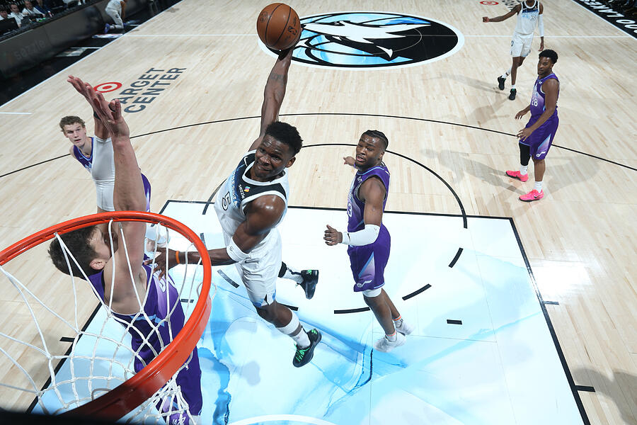 Utah Jazz v Minnesota Timberwolves #1 Photograph by David Sherman Utah Jazz v Minnesota Timberwolves #1 Photograph by David Sherman