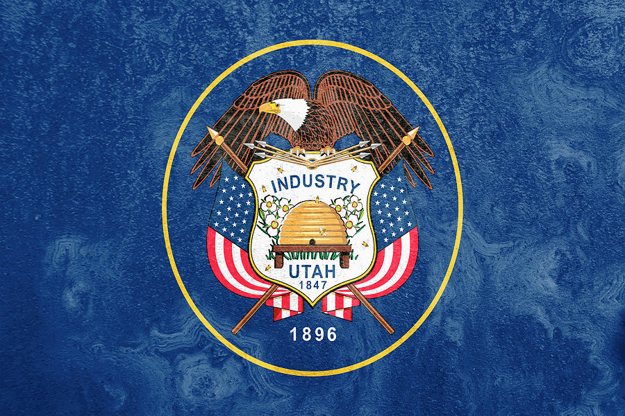 Utah State Flag Photograph