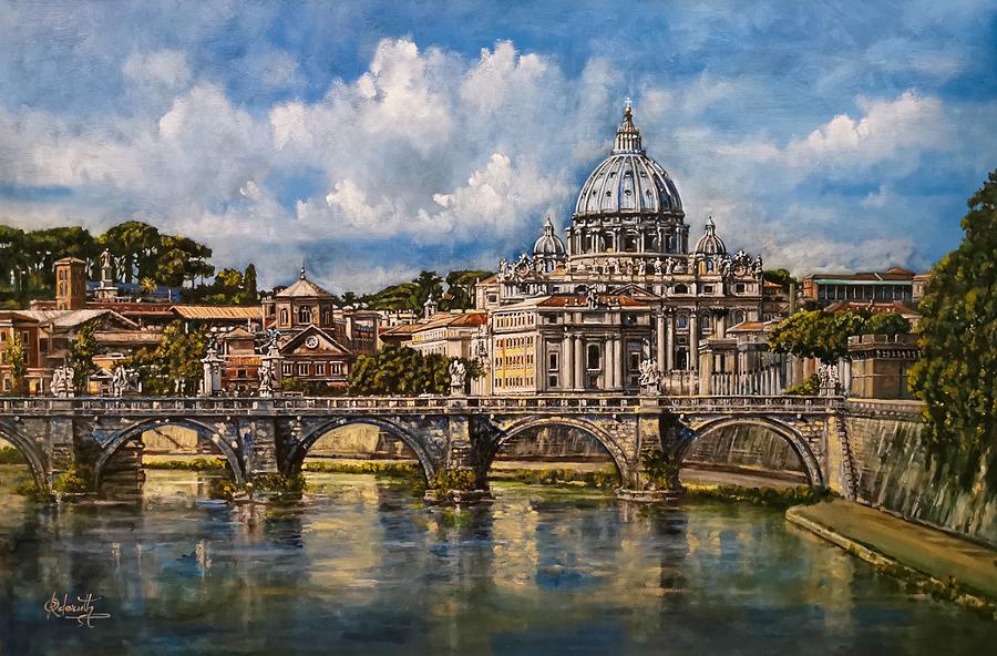 Vatican City, Rome #1 Painting by Raouf Oderuth