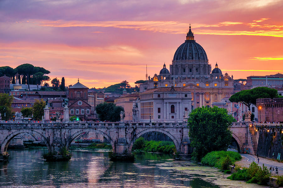 Vatican Skyline #1 Photograph by Fabrizio Troiani