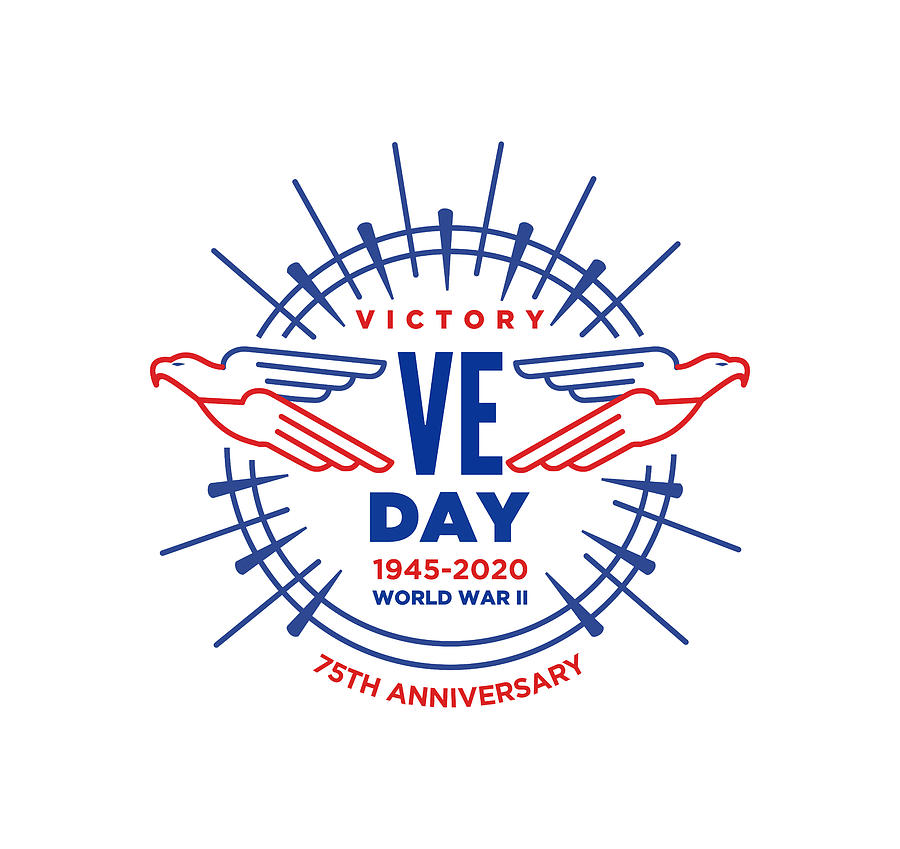 VE Day Victory Europe World War 2 II 1945 - 2020 75th Anniversary WW2 ...