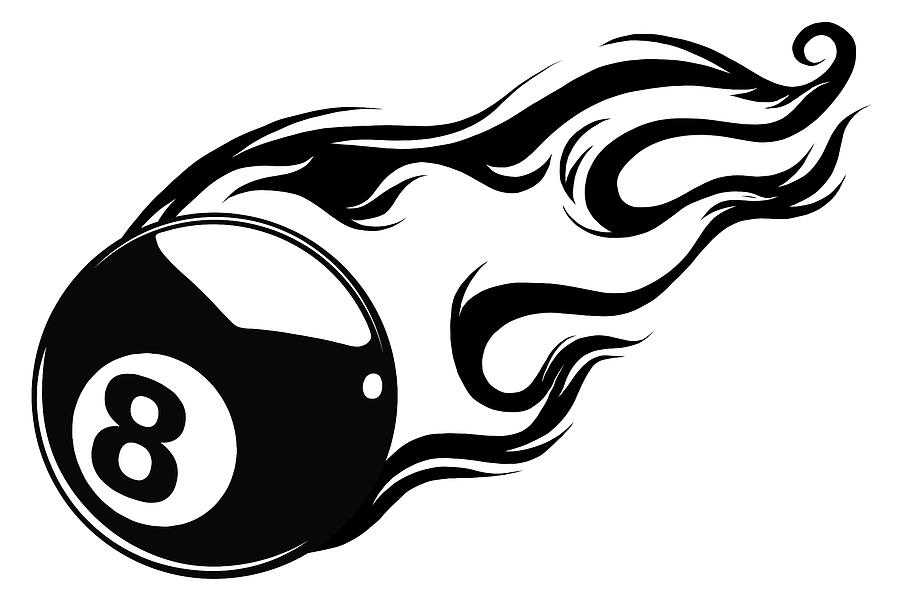 Eight Ball 8ball Pool Billiards Drawing Design Png Eps Dxf Digital