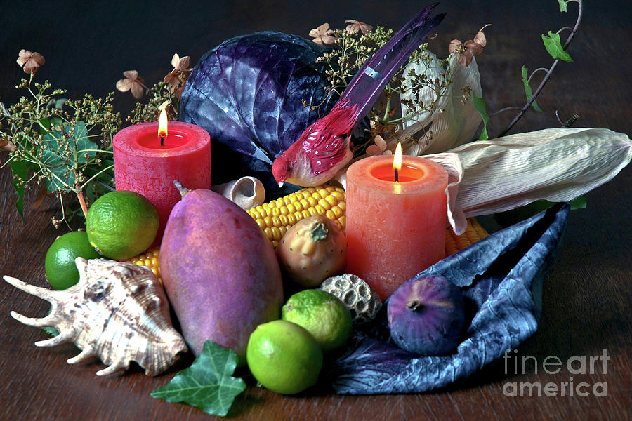 Vegan Still-Life with fruits #1 Photograph by Silva Wischeropp