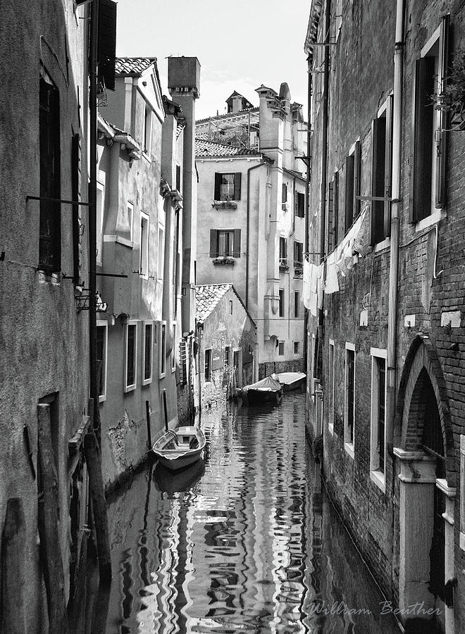 Venetian Alleyway #1 Photograph by William Beuther