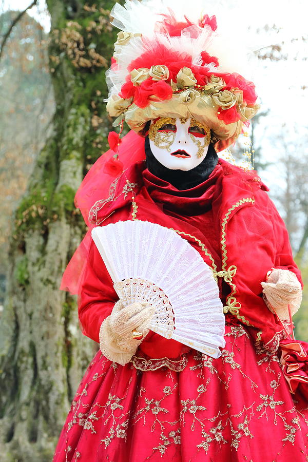Venetian carnival #1 Photograph by Gregory_DUBUS