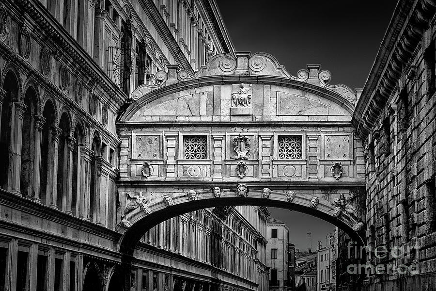 Venice Bridge of sighs II Photograph by The P