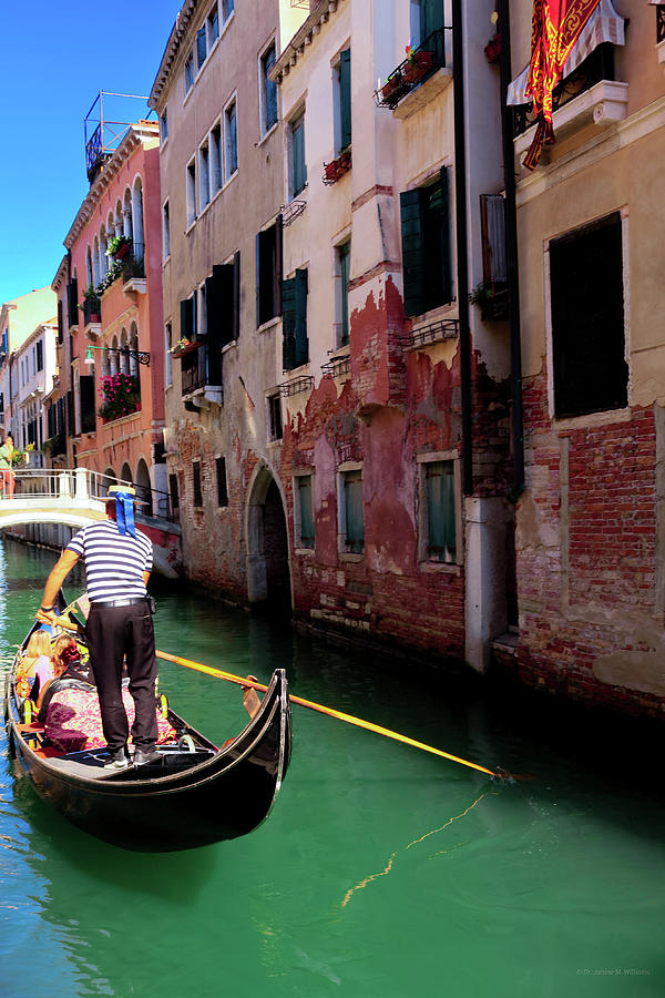 Venice Gondola  #1 Photograph by Dr Janine Williams
