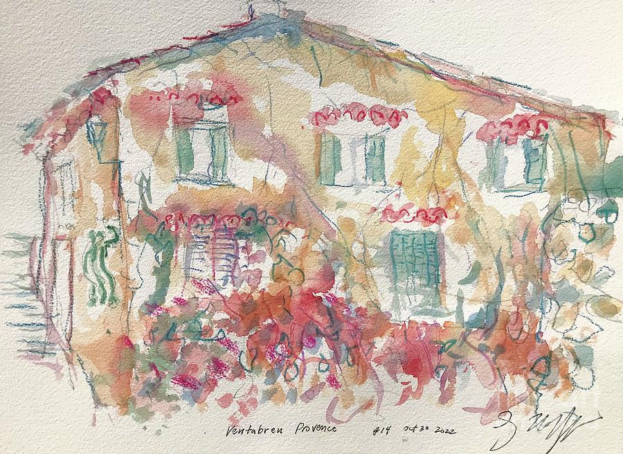 Ventabren Provence France 2022 #1 Painting by Glen Neff