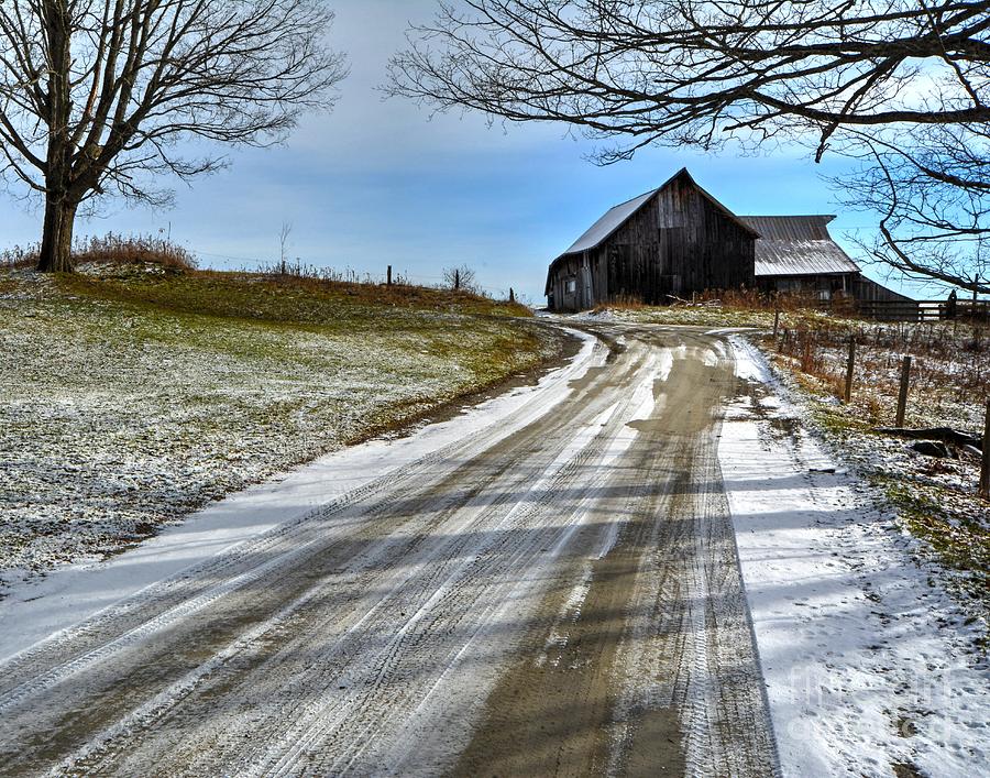 Vermont Barn #1 Photograph by Steve Brown