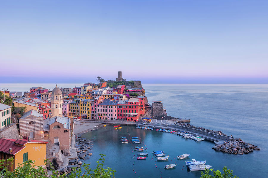 Vernazza Evening #1 Photograph by Andrew Soundarajan