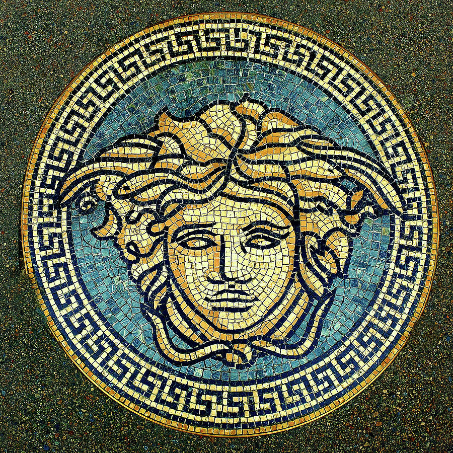 Versace Store Entrance Mosaic Photograph by Alex Basansky - Fine Art ...