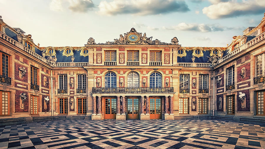 Architecture Photograph - Versailles Palace #1 by Manjik Pictures