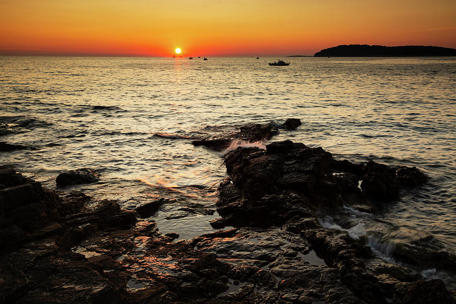 Verudela Beach, Pula, Croatia #1 Photograph by Ian Middleton