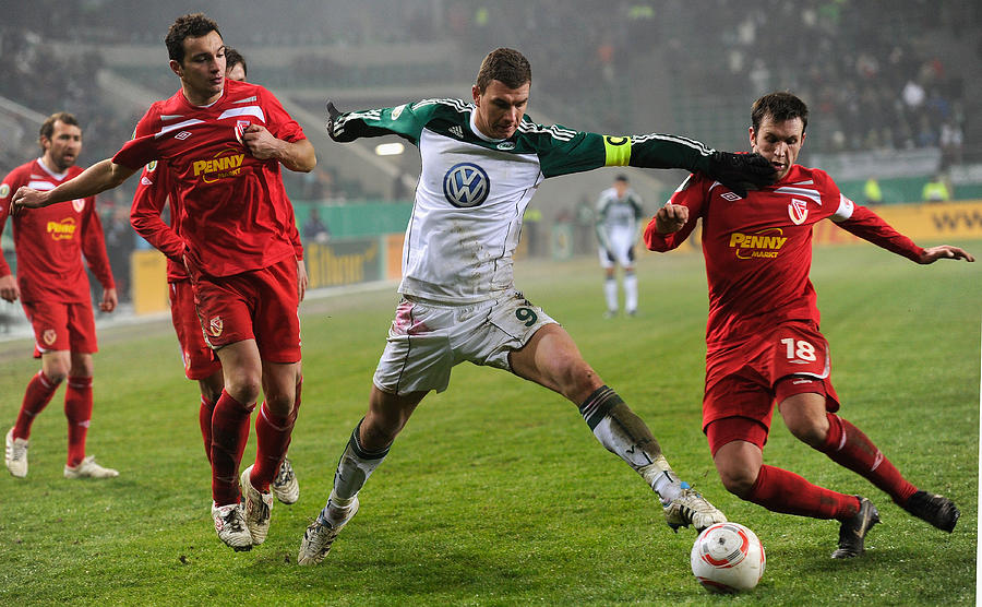 VfL Wolfsburg v Energie Cottbus - DFB Cup #1 Photograph by Stuart Franklin
