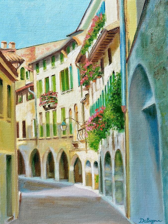 Via Browning Asolo Italy #1 Painting by Dai Wynn
