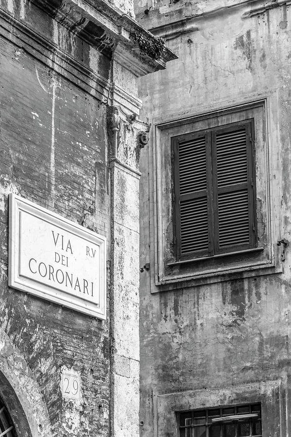 Via dei Coronari - Rome #1 Photograph by Alan Copson