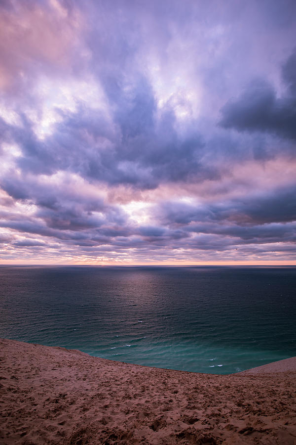 Vibrant Colors in the Clouds at Sleeping Bear Dunes State Park ...