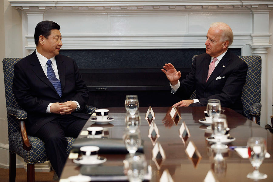 Vice President Biden Holds Bilateral Meeting With Chinese Vice President Xi Jinping Photograph by Chip Somodevilla Vice President Biden Holds Bilateral Meeting With Chinese Vice President Xi Jinping Photograph by Chip Somodevilla
