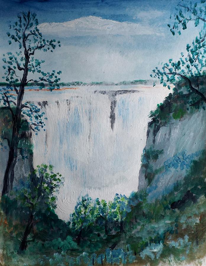 Victoria Falls #1 Painting by Charles Ray